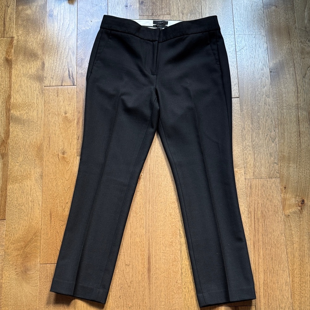 J. Crew Black Campbell Trousers